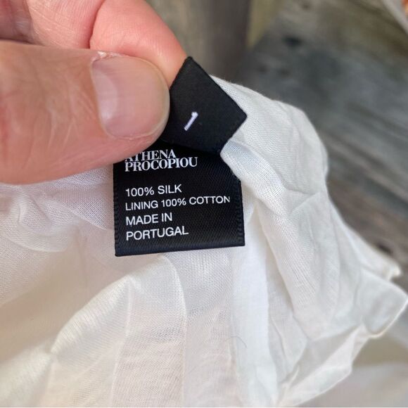 ATHENA PROCOPIOU Violet's Whisper Hippy silk Dress size 1/small - Picture 12 of 16